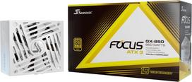 Seasonic FOCUS GX-850 ATX 3.1 (2024) power supply, white, 850W (FOCUS-GX-850-V4-WHITE)