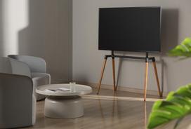Mozi Art Series FS-5 Floor Stand for 55-75” TVs (FS19-46F-02)