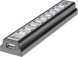 Manhattan Hi-Speed USB Desktop Hub 10-port USB hub (M161572)