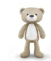 Zazu Brody the bear, sleep rhythm learning music night light, Taupe (ZA-BRODY-01)