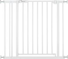 Hauck Open and Stop 2 safety gate, 75–80 cm, white + 9 cm extension (59759)