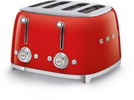 Smeg TSF03RDEU four-slice toaster, red (TSF03RDEU)