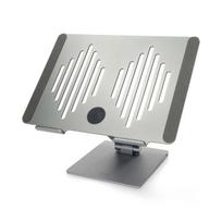 Nedis Laptop stand with USB hub, silver (NBSTND500SI)