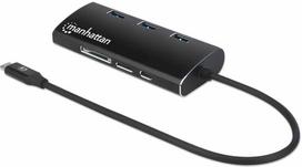 Manhattan Superspeed USB-C Multiport Adapter hubi (M152440)