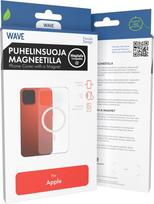 Wave MagSafe-compatible silicone case for iPhone 12 mini, transparent (-MSC-AP-IP12M-TP)