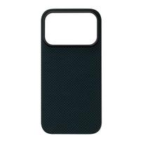 FoneKit Vectran-Kevlar Aramid Fiber MagSafe protective case, iPhone 17 Pro, blue/black (6438148063689)