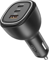FoneKit Travel 165W, 2 x USB-C + USB-A car charger