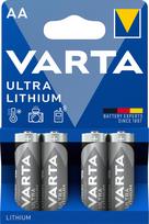 Varta Lithium Ultra lithium battery, 4 x AA (LR6) batteries (6106301404)