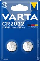 Varta CR2032 battery, 3 V, 2 pieces, lithium (6032101402)