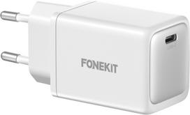 FoneKit GaN PD 45 W Fast Charger, USB-C, white (6438148059491)