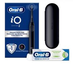 Oral-B iO2 electric toothbrush + travel case, black (8700216612159)