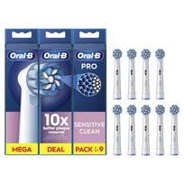 Oral-B Pro Sensitive Clean replacement brush heads, 9 count (18807)