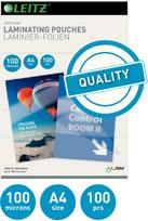 LEITZ iLAM A4 lamination pockets, glossy surface, 100 micron, 100 pieces (33826)