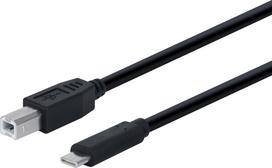 Fuj:tech USB-C to USB-B cable, 5m (908698)