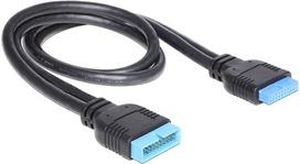 Delock USB 3.0 19-Pin IDC20 to IDC20 Extension Cable, 45 cm (82943)