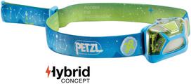 Petzl TIKKID headlamp, blue / green (E091BA00)