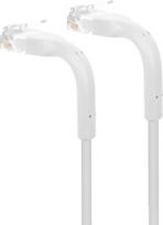 Fuj:tech CAT6A U/UTP network cable, flexible, 0.5m, white (935320)