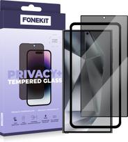 FoneKit Privacy+ Full Cover Screen Protector - armored glass, Galaxy S24 Ultra, black (Galaxy S24 Ultra 2.5D Privacy)