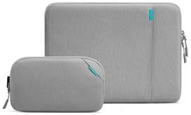 tomtoc Defender A13 14" laptop protective case and accessory bag, gray (A13D2GW)