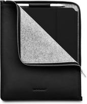 Woolnut Leather Folio protective case for 12.9-inch iPad Pro, black (WNUT-IPD12-F-683-BK)