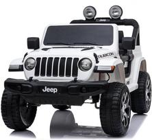 Techwo Jeep Wrangler Rubicon 12V electric car, white (6950241)