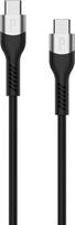 Profinity USB-C to USB-C charging cable, 2 m, black (937354)