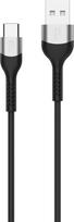 Profinity USB-C to USB-A charging cable, 2 m, black (937357)