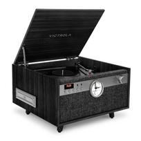 Victrola Century Signature music center, black (VTA-830SB-BLK-INT)