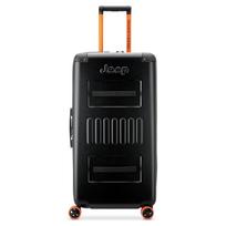 Delsey Jeep JH002B Trunk Suitcase, 80 cm, Black (J0274282800)
