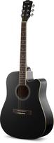 Kisai Steel Cutaway 41" acoustic guitar with steel strings (AG41BL)