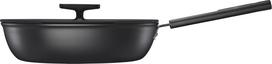 Fiskars Hard Face frying basket, 28cm, with lid (1075530)