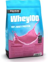 SportLife Whey100 Strawberry Whey Protein, 700 g (6430018361604)