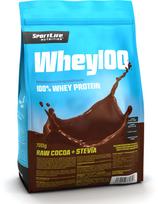 SportLife Whey100 Stevia Raw Cocoa Whey Protein, 700 g (6430018361857)