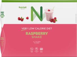 Nutrilett VLCD Raspberry Shake - a dietary meal replacement shake, 35g, 20-pack (07070866035433)