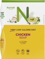 Nutrilett VLCD Soup Creamy Chicken meal replacement soup, 35 g, 10-pack (510001768)