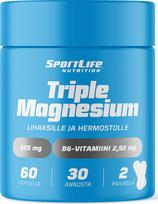 SportLife Triple Magnesium 60 Capsules, 80 g (6430018363905)