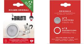 Bialetti Spare parts set for the Moka Express 6-cup stovetop espresso maker (580034)