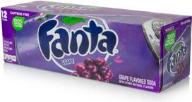 Fanta Grape USA Soft Drink 355 ml, 12-PACK