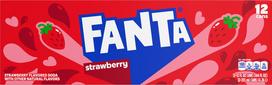 Fanta Strawberry USA Soft Drink 355 ml, 12-pack