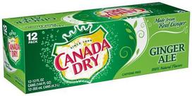 Canada Dry Ginger Ale USA Soft Drink 355 ml, 12-PACK