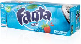 Fanta Berry USA Soft Drink 355 ml, 12-PACK