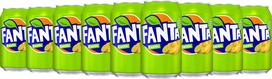 Fanta Exotic Soft Drink 330 ml, 24-pack