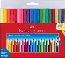 Faber-Castell Grip felt-tip pen, set of 20 colors (155320)