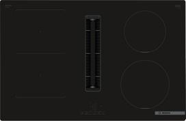 BOSCH PVS811B16E Series 4 induction hob with extractor hood, 80 cm (PVS811B16E)
