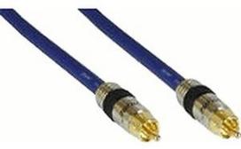 Intos InLine coaxial cable, male to male, round RCA (S/PDIF), 5 m (89805P)