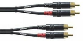 Cordial 2 x RCA male to RCA male cable, 3 m (CFU3CC)