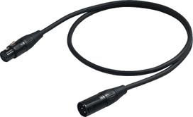 Proel microphone cable, 0.5m, black (PRCHL250LU05)