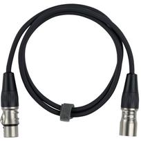 Fuj:tech XLR male to XLR female microphone cable, 5 m, black (XLR-female - XLR- male, 5 m)