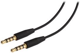 Goobay 4-pin 3.5mm male to 3.5mm male headphone cable, 1.2m (HY-AO-124512)