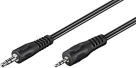 Goobay 2.5mm male to 3.5mm male audio cable, 2 m (50459)